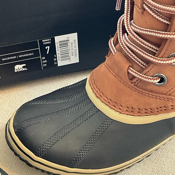 SOREL WOMENS SLIMPACK™ II LACE WATERPROOF DUCK BOOT - Women’s Size 7 - NEW - Picture 7 of 8